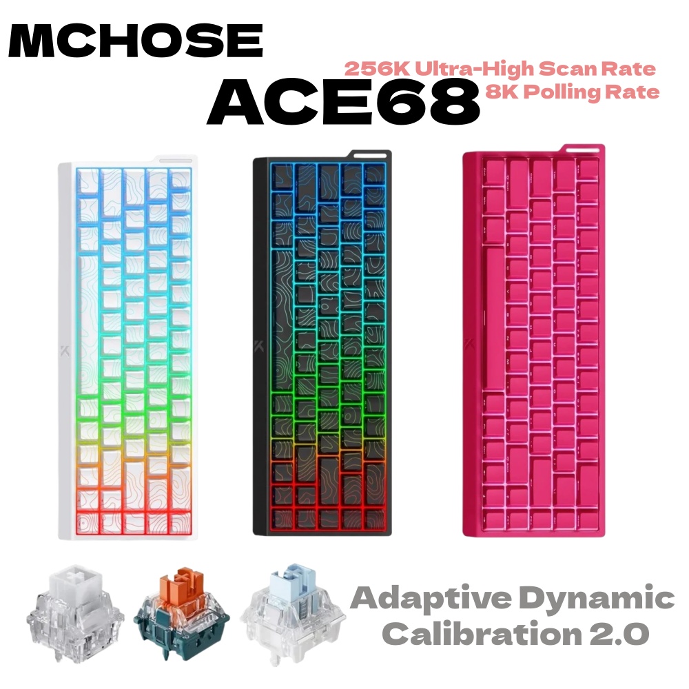 MCHOSE ACE 68 Magnetic Switch  - Gaming Keyboard Expensive 评论和价格