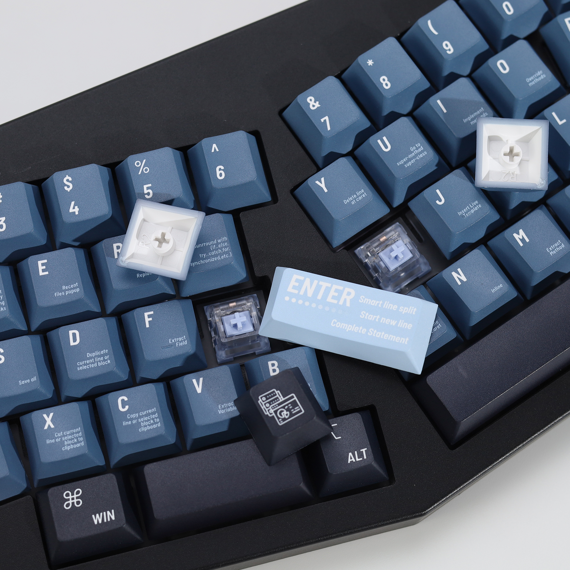 KBDiy Black Programmer Keycap  - Keyboard Gaming Black 评论和价格