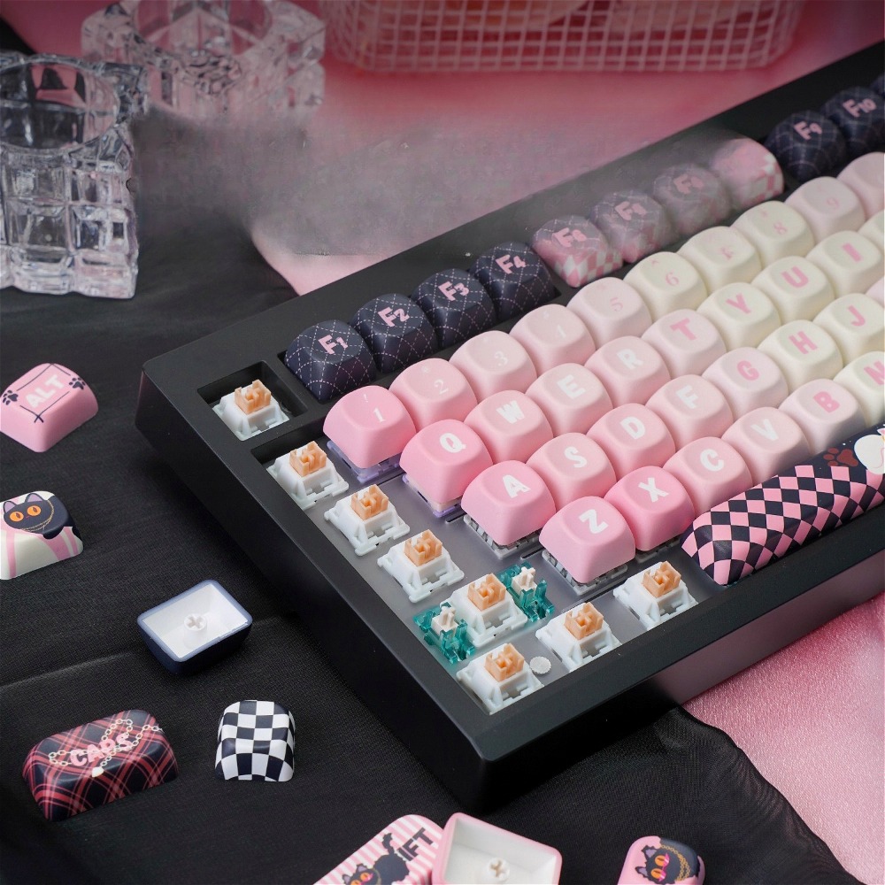 Custom MOA Profile Black Pink  - Keyboard Gaming Black 评论和价格