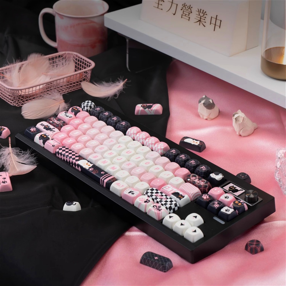 Custom MOA Profile Black Pink  - Keyboard Gaming Black 评论和价格