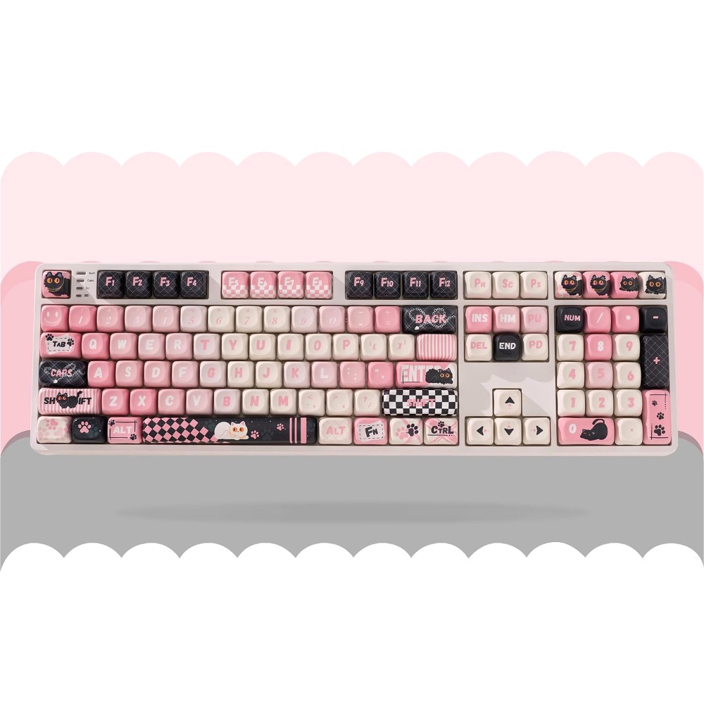 Custom MOA Profile Black Pink  - Keyboard Gaming Black 评论和价格