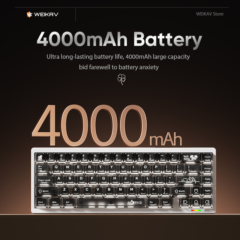 WEIKAV Lucky65 V3 Lucky65V3 Wi - Gaming Keyboard Bundle 评论和价格