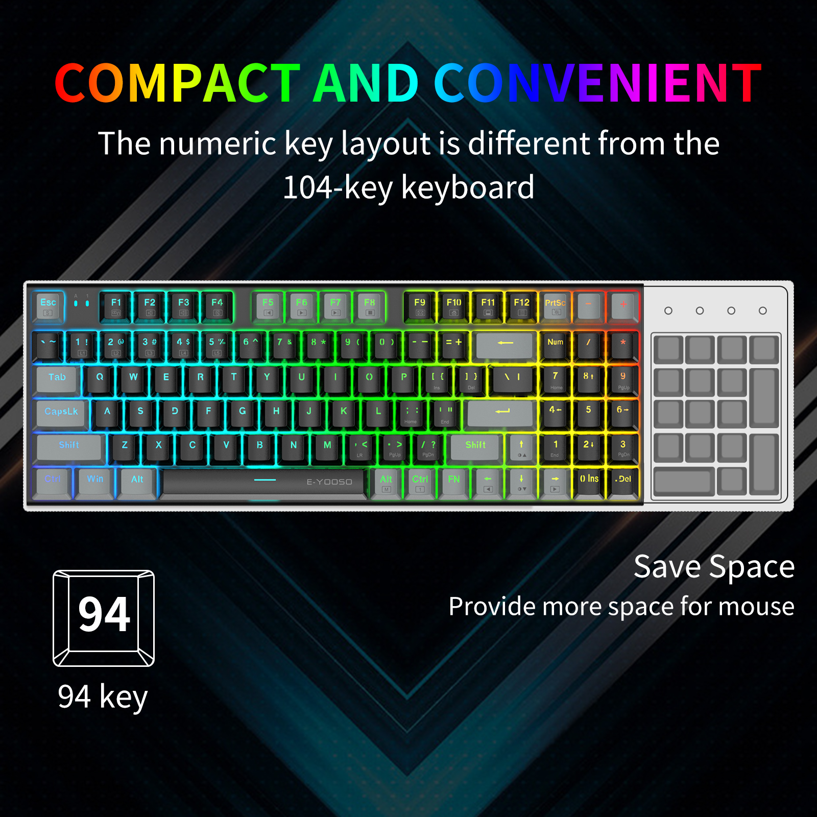 E-YOOSO Z-19 Mechanical Gaming - Gaming Keyboard E Yooso 评论和价格