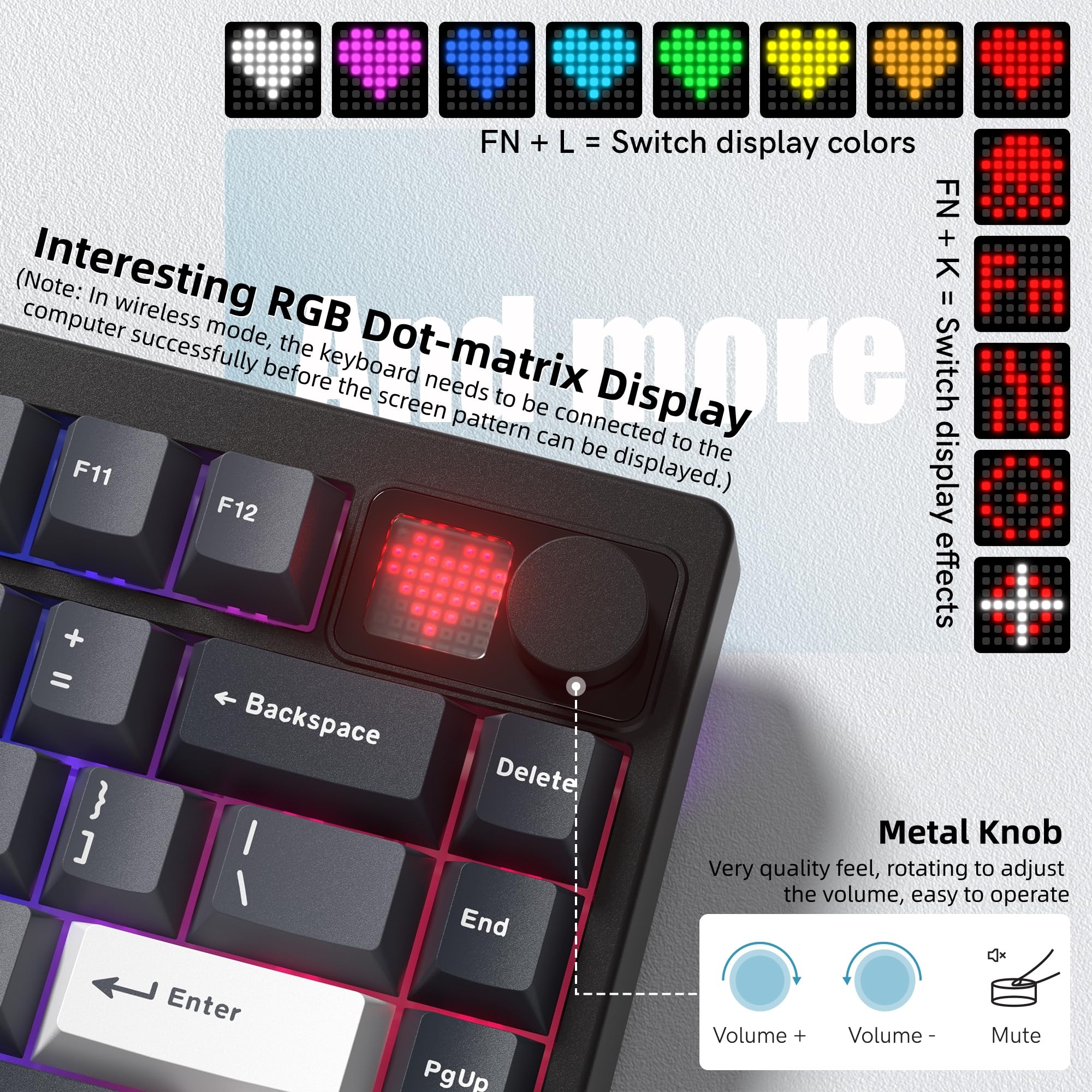 Womier MT75 Wireless Mechanica - Gaming Keyboard Thocky 评论和价格