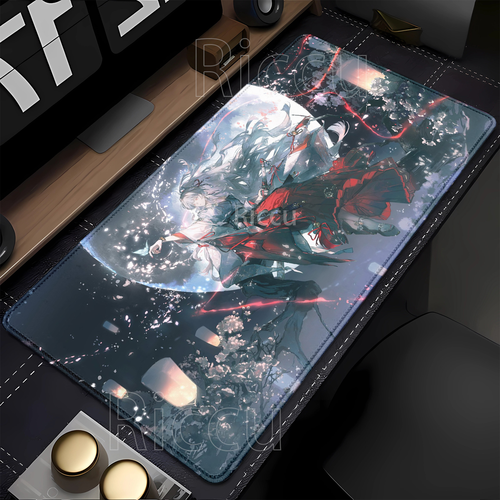 Anime girl Hiyuki Wuthering Wa - Gaming Keyboard Typewriter 评论和价格