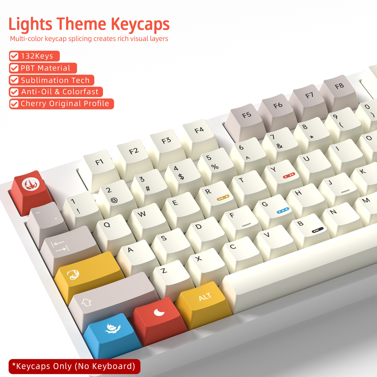 Cherry Profile Keycaps PBT 5-s - Gaming Keyboard Bundle 评论和价格