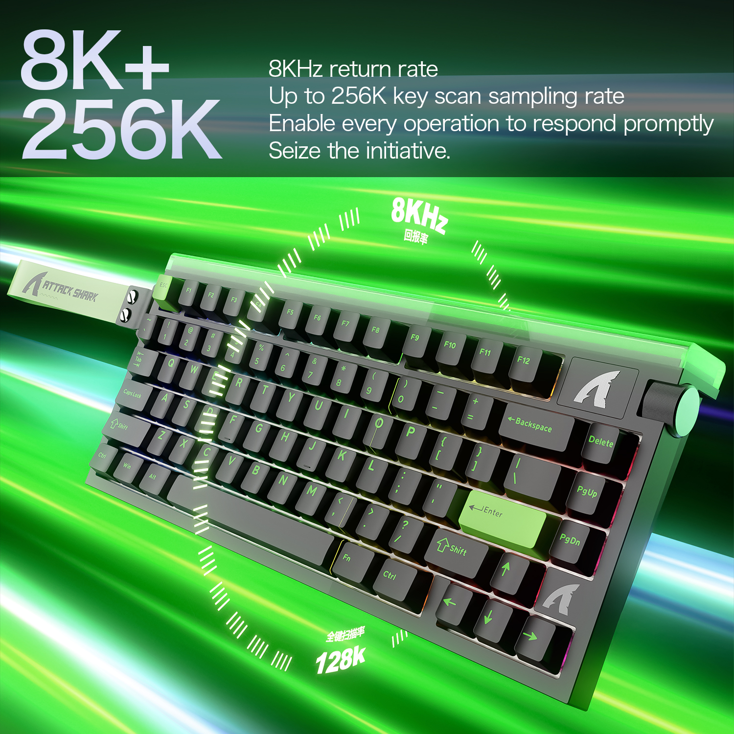 R85 ATTACK SHARK R85HE Magneti - Gaming Keyboard Expensive 评论和价格