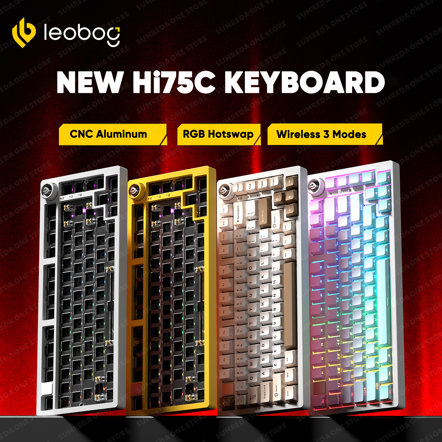 Leobog Hi75C Hi75 Hi75C Pro Al - Gaming Keyboard Bundle 评论和价格