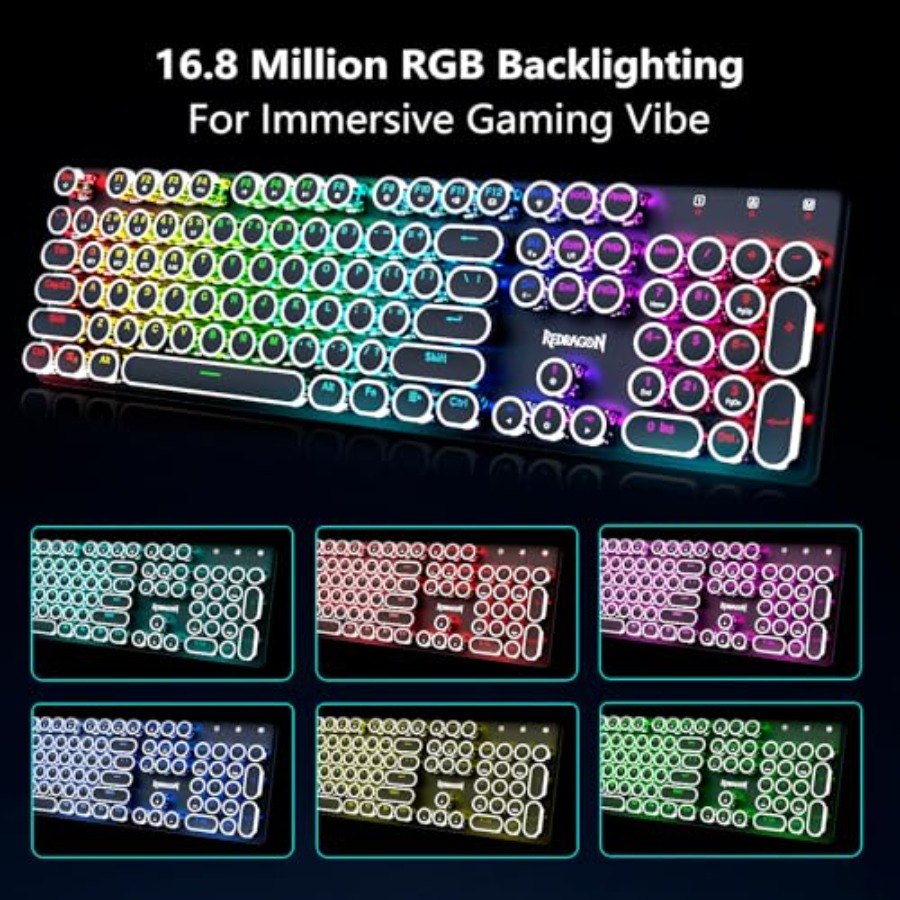 K710 Wireless Typewriter Style - Gaming Keyboard Typewriter 评论和价格