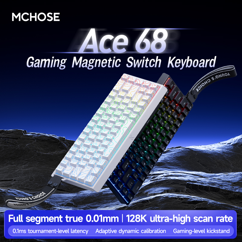 MCHOSE ACE68 ACE60 Pro Magneti - Gaming Keyboard Expensive 评论和价格