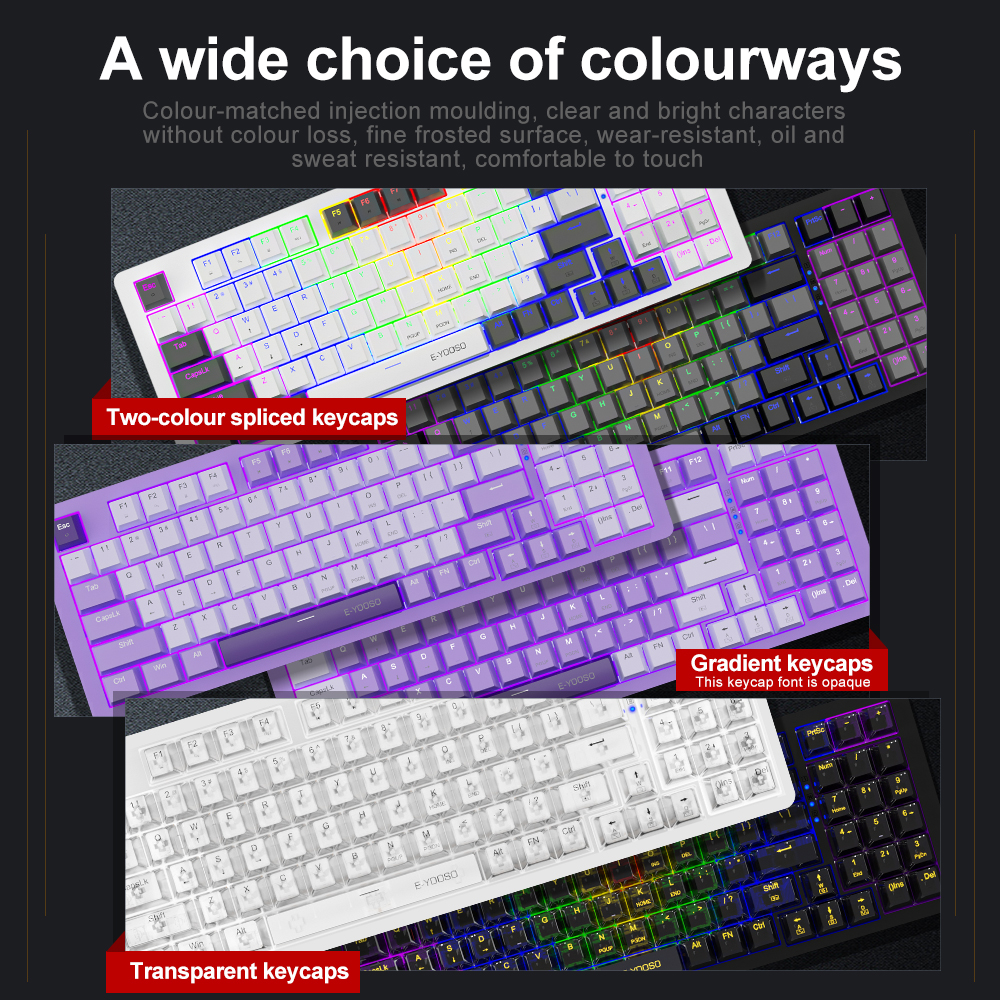 E-YOOSO Z94 USB Mechanical Gam - Gaming Keyboard Bundle 评论和价格
